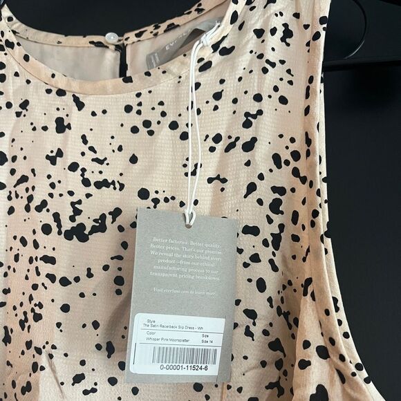 NWT Everlane The Satin Racerback Slip Dress Size 14 - Picture 5 of 10